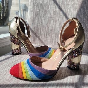 Rainbow "Sunshine" Heels by Jessica Butrich